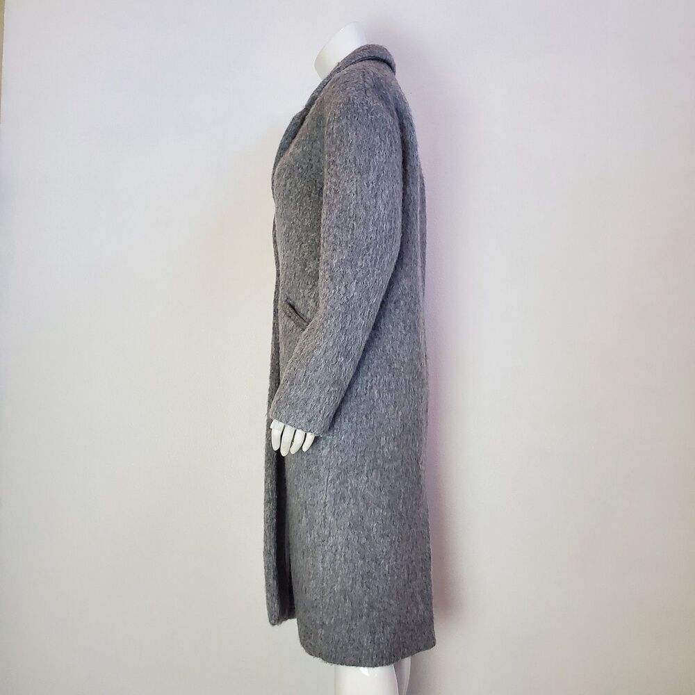 Express Gray Wool Coat - Picture 4 of 9